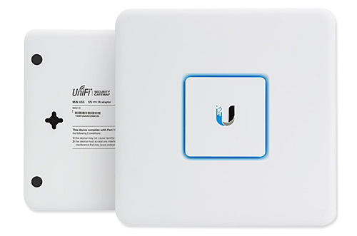 UniFi Security Gateway Front and Rear