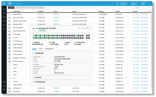 Ubiquiti Networks US-16-XG 10G 16-Port Managed Aggregation Switch – C3Aero  LLC